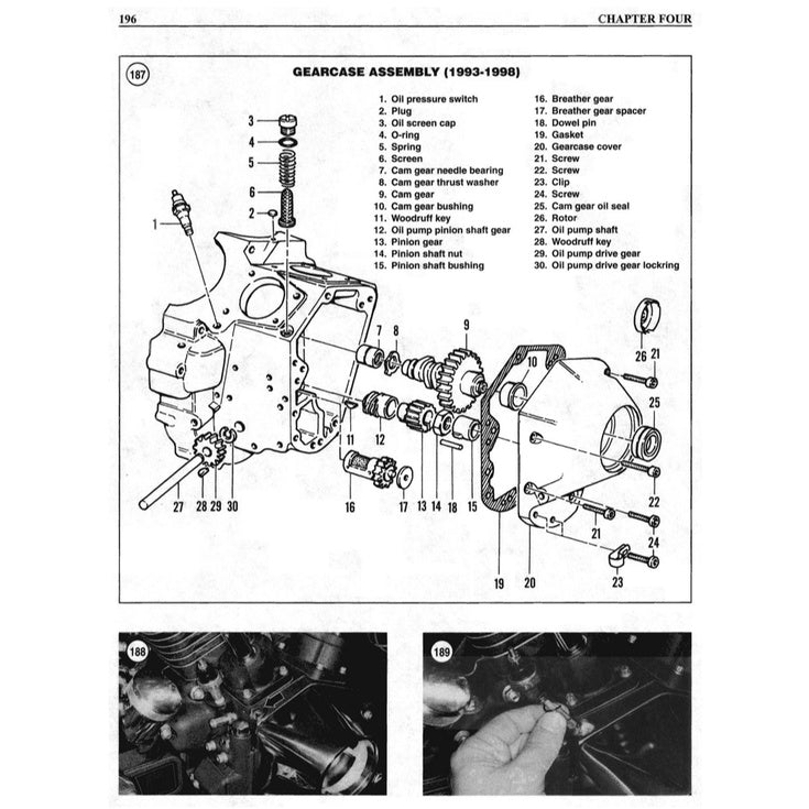 HARLEY-DAVIDSON FLH/FLT/FX (1984-1998) SERVICE WORKSHOP MANUAL - CLYMER - Image 7