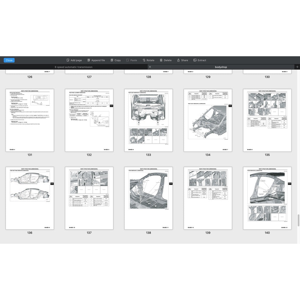 MAZDA 6 GJ1 (2013-2021) SERVICE WORKSHOP MANUAL - Image 10