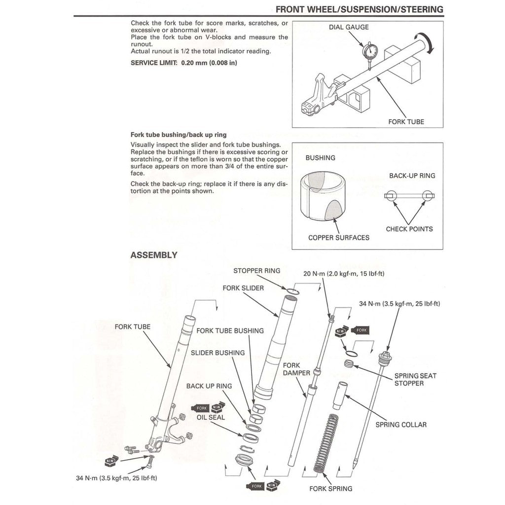 CBR1000RR HONDA CBR 1000 RR FIREBLADE (2008-2015) SERVICE REPAIR MANUAL + PARTS CATALOGUE + OWNER'S MANUAL - Image 10
