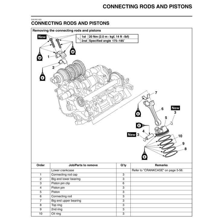 YAMAHA TRACER MT-09 MT09 (2015-2016) SERVICE WORKSHOP MANUAL+ PARTS CATALOGUE + OWNER'S MANUAL - Image 6