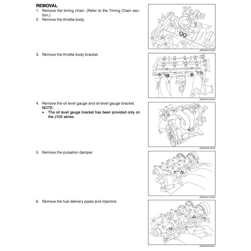 DAIHATSU YRV M200/201 (2000-2005) SERVICE WORKSHOP MANUAL - Image 10