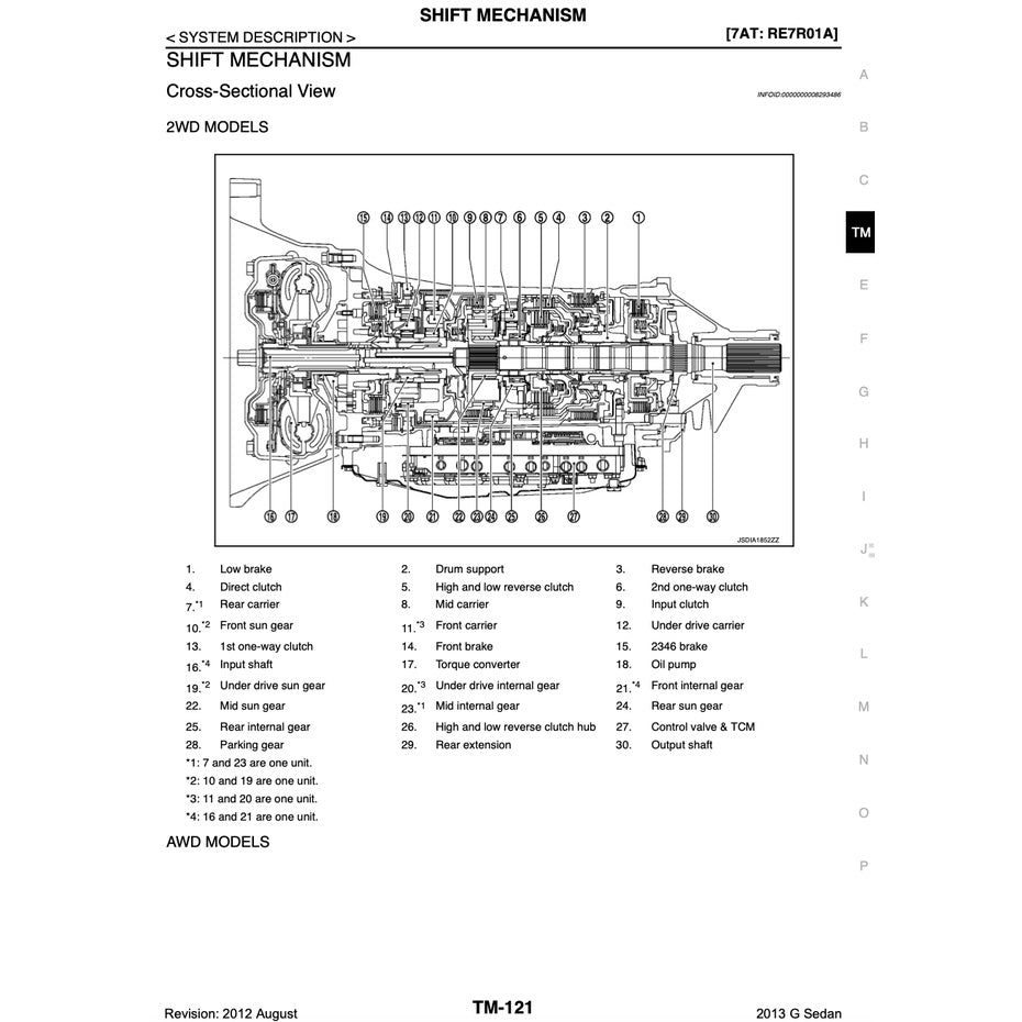 INFINITI G37 (2007-2015) SERVICE WORKSHOP MANUAL - Image 6