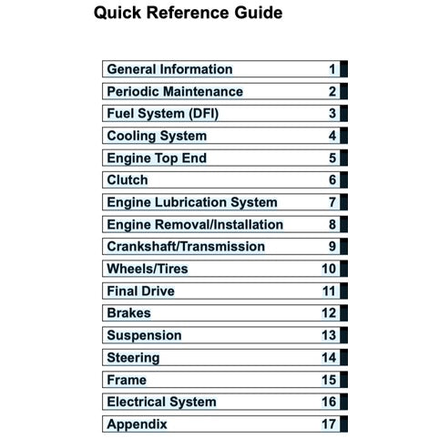 KAWASAKI VERSYS KLZ 1000 (2015-2018) SERVICE WORKSHOP MANUAL + PARTS CATALOGUE +OWNER'S MANUAL - Image 3