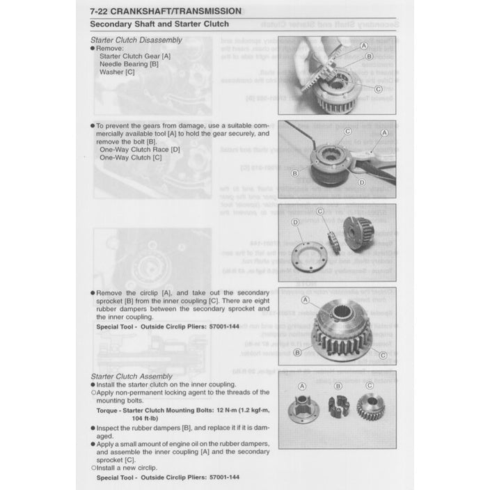 KAWASAKI ZR-7S (1999-2005) SERVICE WORKSHOP MANUAL+ PARTS CATALOGUE+ OWNER'S MANUAL - Image 8