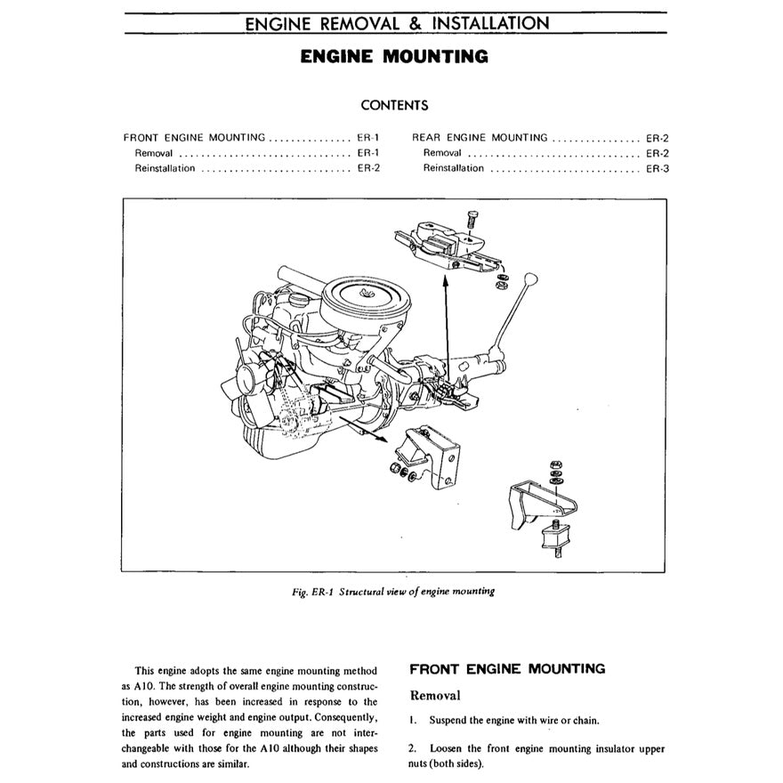 DATSUN 1200 B110 (1970-1973) SERVICE WORKSHOP MANUAL - Image 8