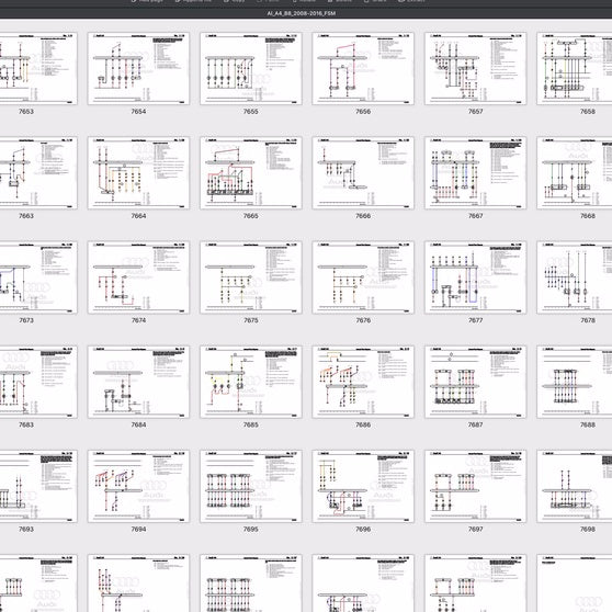 AUDI A4 B8 (2008-2016) SERVICE WORKSHOP MANUAL - Image 10