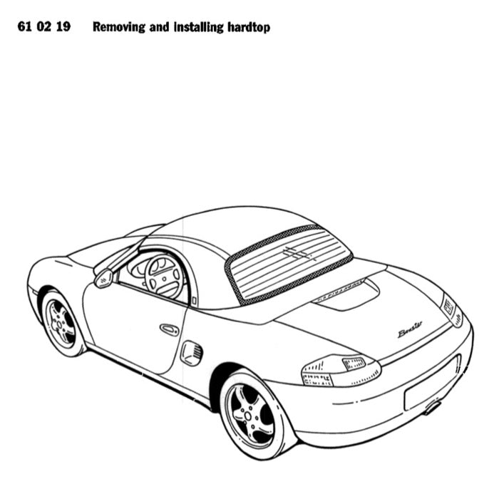 PORSCHE 986 (1997-2004) CONVERTIBLE TOP SERVICE REPAIR MANUAL - Image 9