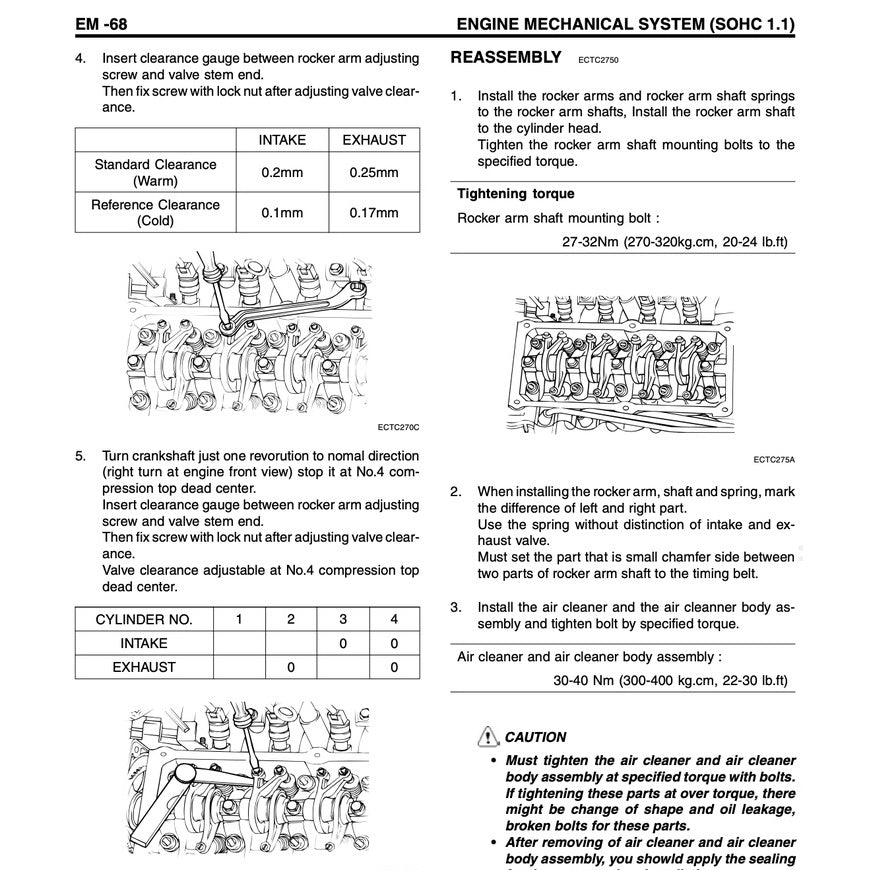 INOKOM / HYUNDAI ATOS PRIME (2003-2014) SERVICE WORKSHOP MANUAL - Image 9