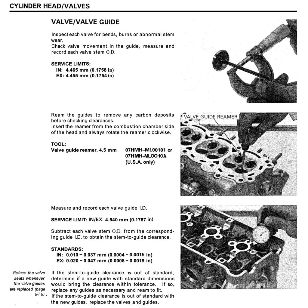HONDA CBR954RR FIREBLADE (2002-2003) SERVICE REPAIR MANUAL + PARTS CATALOGUE + OWNER'S MANUAL - Image 8