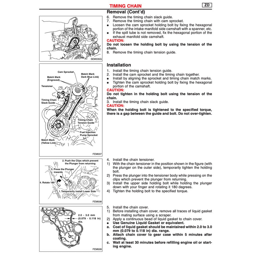 NISSAN TERRANO II (1993-2005) SERVICE WORKSHOP MANUAL - Image 5