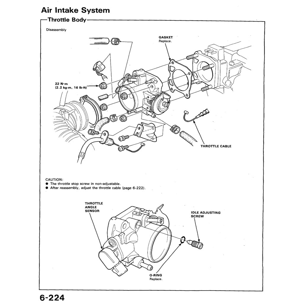 HONDA ACCORD 4 CB (1990-1993) SERVICE WORKSHOP MANUAL - Image 8