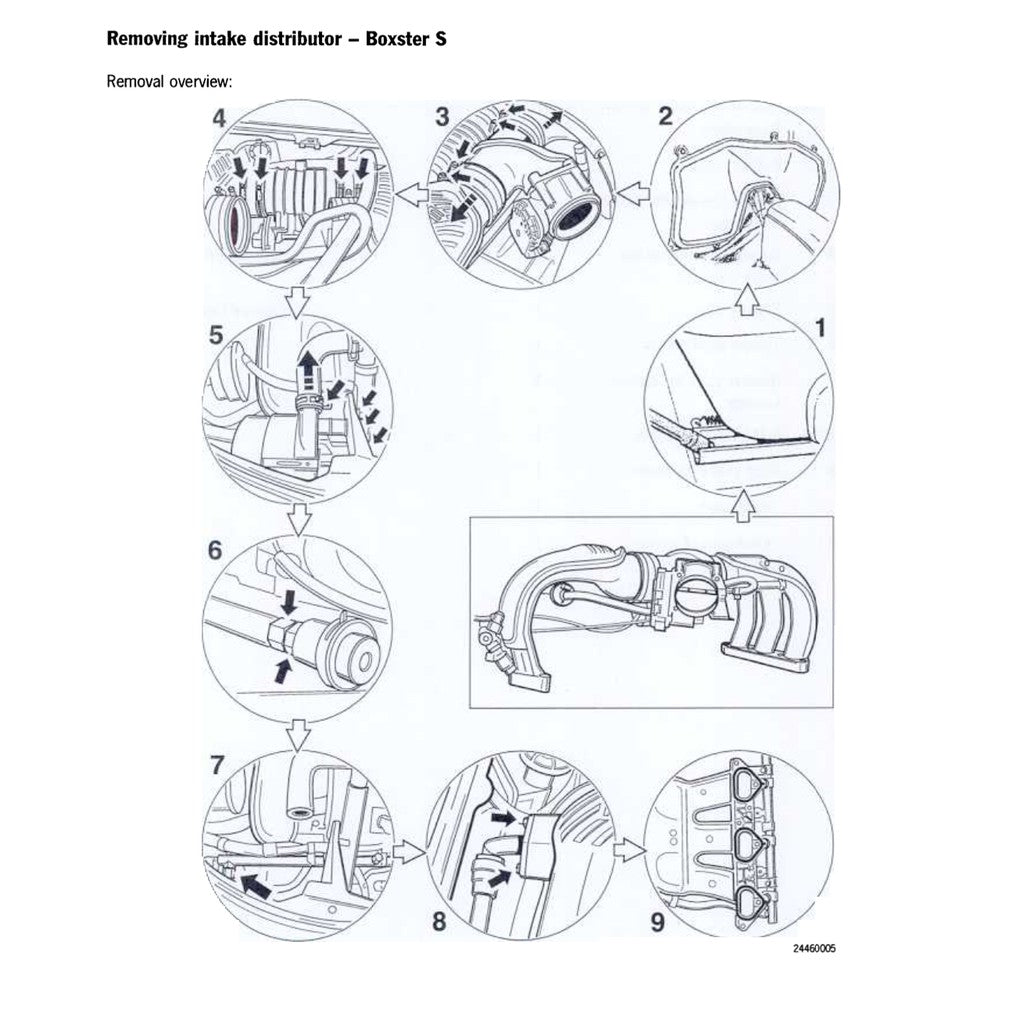 PORSCHE BOXSTER 986 (1997-2004) SERVICE WORKSHOP MANUAL + PARTS CATALOGUE - Image 9