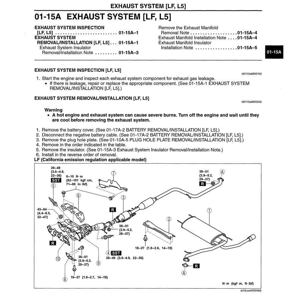 MAZDA 3 BL (2009-2013) SERVICE WORKSHOP MANUAL - Image 8