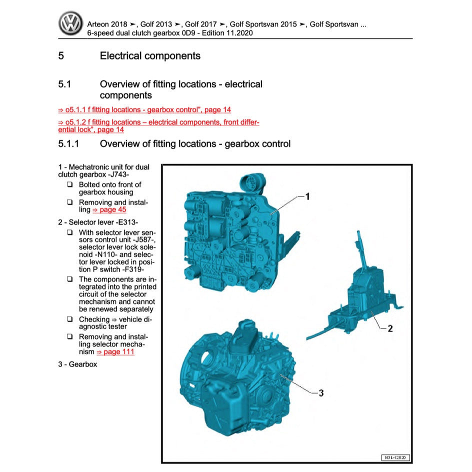 VW PASSAT B8 (2015-2022) SERVICE WORKSHOP MANUAL - Image 10