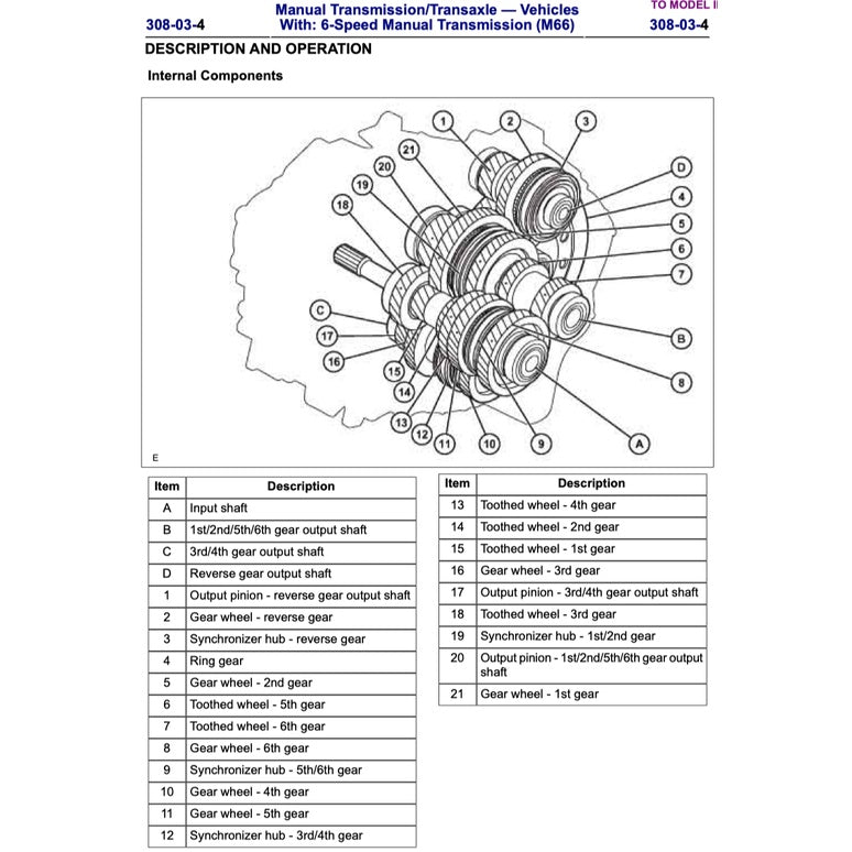 FORD FOCUS ST MK2 C307 (2005-2010) SERVICE WORKSHOP MANUAL - Image 9
