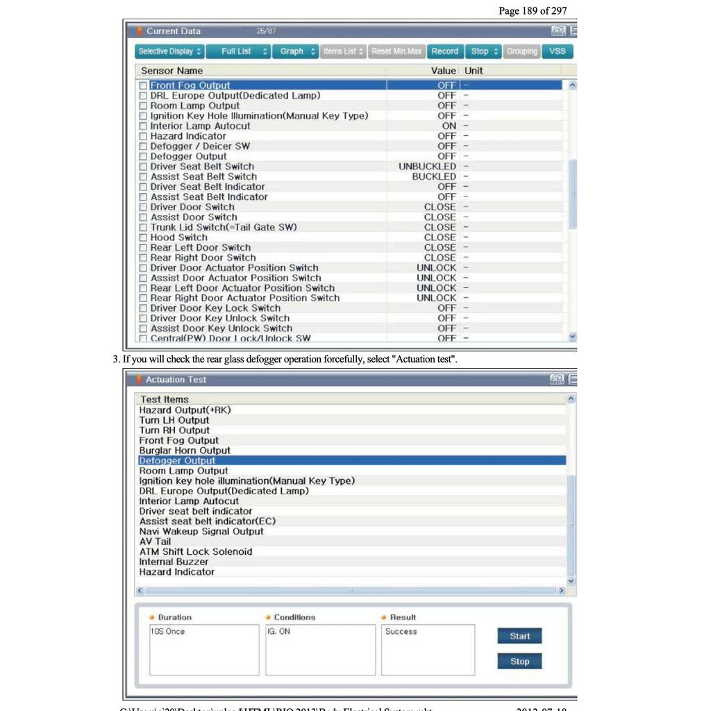 KIA RIO UB/LX (2011-2017) SERVICE WORKSHOP MANUAL - Image 10