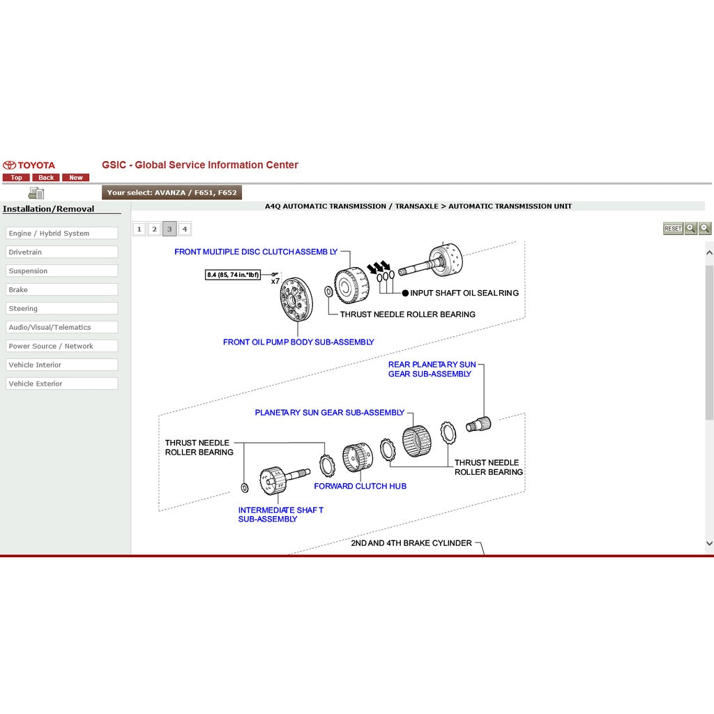 TOYOTA AVANZA F650/F651/F654 (2011-2018) SERVICE WORKSHOP MANUAL - Image 5