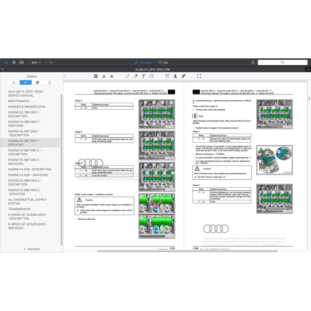 AUDI Q5 FY /80A (2018-2023) SERVICE WORKSHOP MANUAL - Image 9