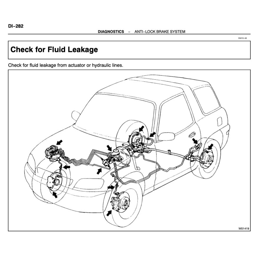 TOYOTA RAV4 XA10 (1996-2000) SERVICE WORKSHOP MANUAL - Image 8