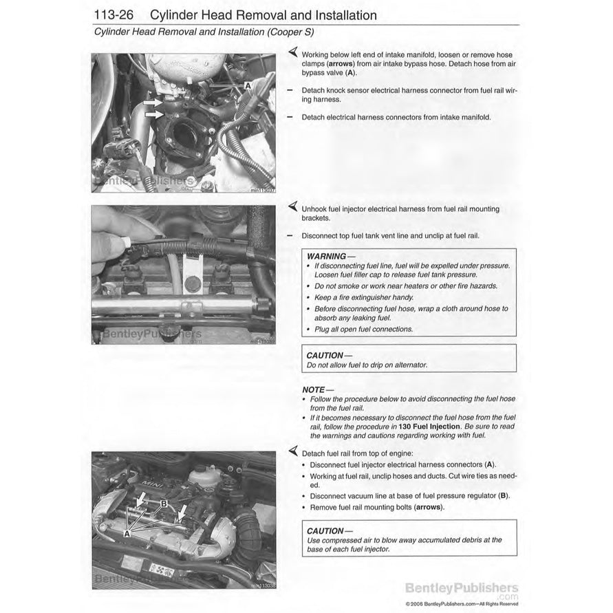 MINI COOPER S R50 R52 R53 JCW (2001-2006) WORKSHOP SERVICE REPAIR MANUAL - Image 8