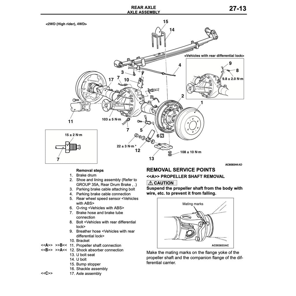 TRITON MITSUBISHI TRITON L200 KA/KB (2006-2015) SERVICE WORKSHOP MANUAL - Image 5