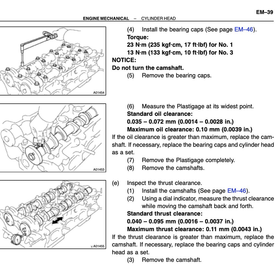 TOYOTA MR-2 SW30 - SPYDER (2000-2007) SERVICE WORKSHOP MANUAL - Image 9