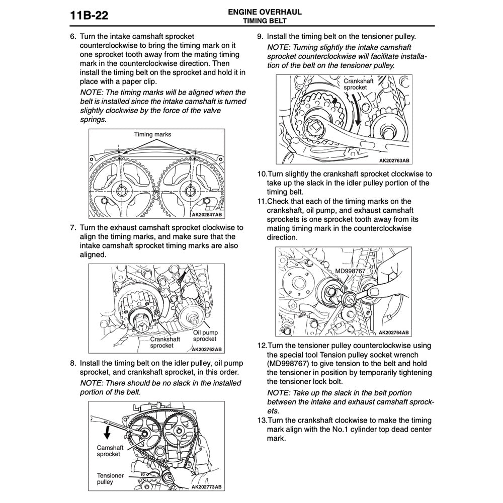 MITSUBISHI OUTLANDER I CU / AIRTREK (2003-2006) SERVICE WORKSHOP MANUAL - Image 6