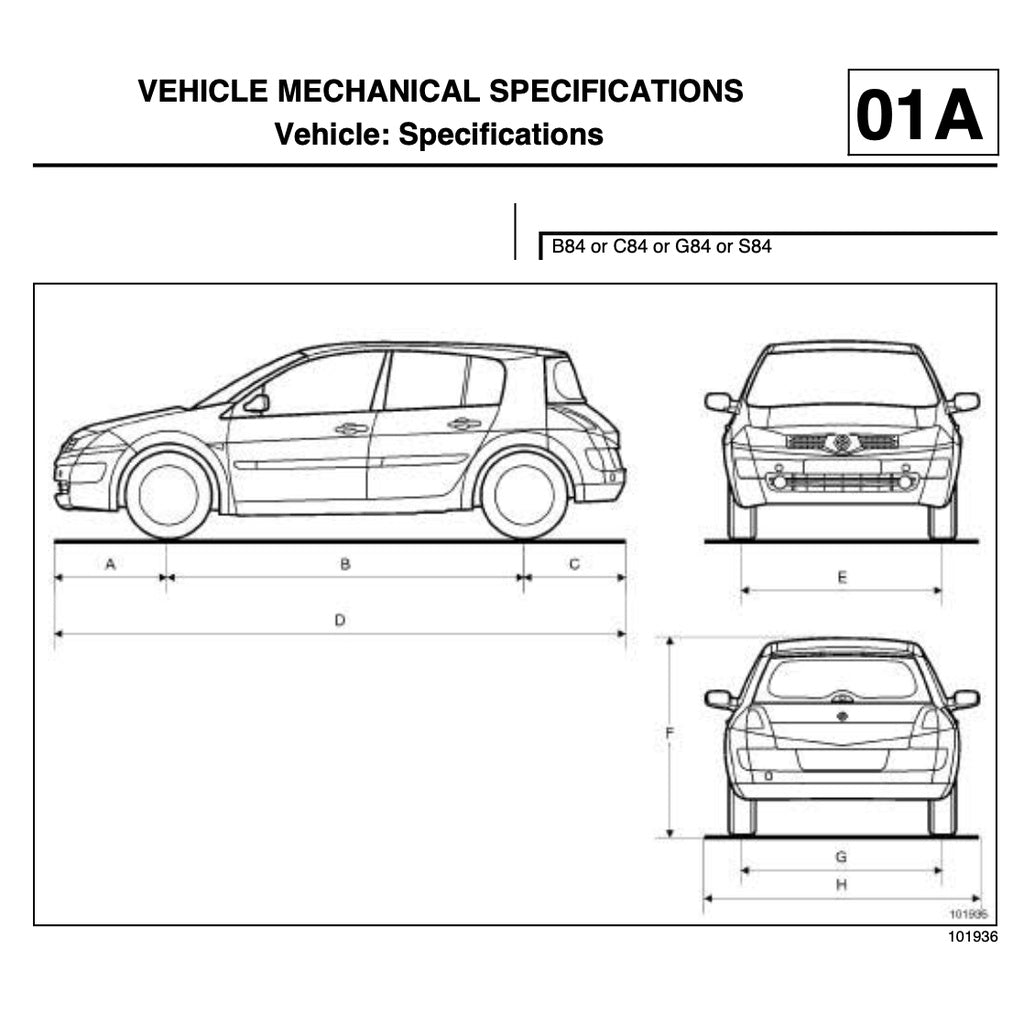 RENAULT MEGANE II X84 (2003-2009) SERVICE WORKSHOP MANUAL - Image 3
