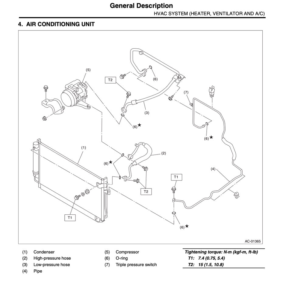 SUBARU FORESTER SG (2002-2008) SERVICE WORKSHOP MANUAL - Image 7