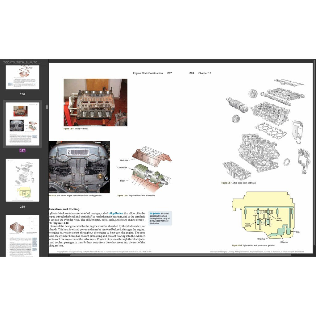 TODAY'S TECHNICIAN: AUTOMOTIVE ENGINE REPAIR & REBUILDING - TRAINING & WORKSHOP MANUAL - Image 10