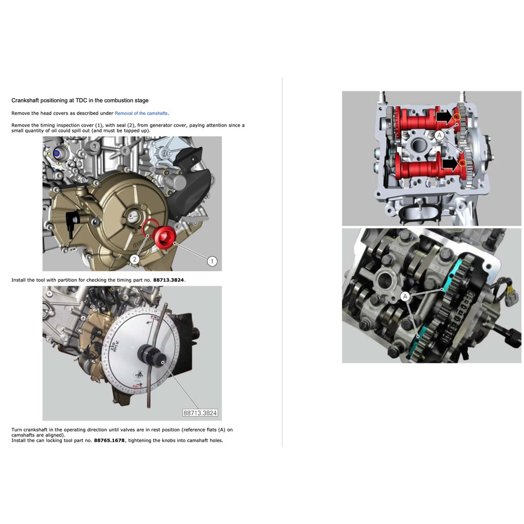DUCATI PANIGALE Senna 1199 (2012-2014) SERVICE WORKSHOP MANUAL + PARTS CATALOGUE + OWNER'S MANUAL - Image 9
