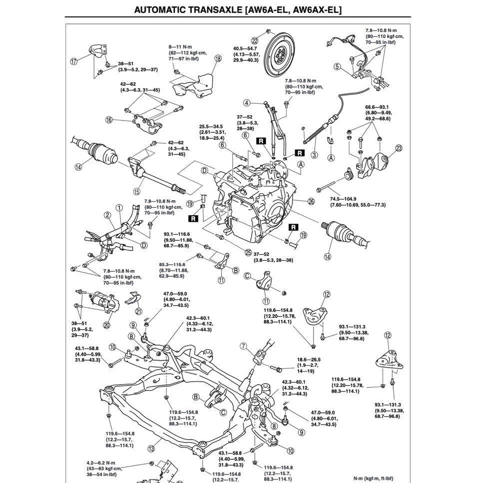 MAZDA CX-7 ER (2007-2012) SERVICE WORKSHOP MANUAL - Image 8