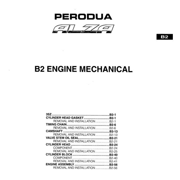 PERODUA ALZA M500/502 (2009-2021) SERVICE WORKSHOP MANUAL - Image 4