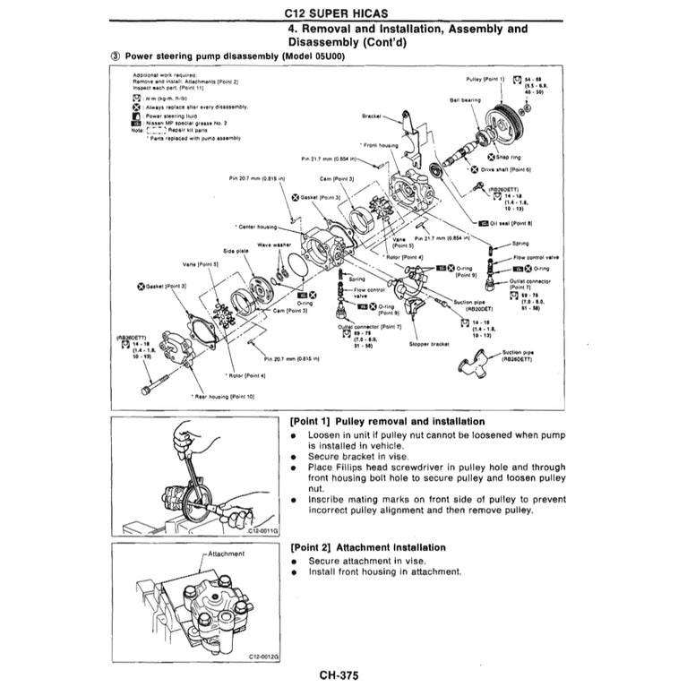 NISSAN SKYLINE GT-R R32 (1989-1994) SERVICE WORKSHOP MANUAL - Image 8