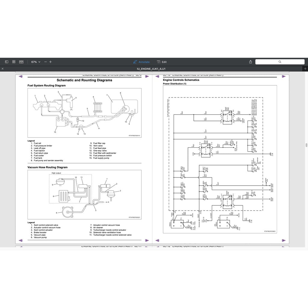 ISUZU ENGINE 4JK1 SERVICE WORKSHOP MANUAL- ISUZU D-MAX - Image 9