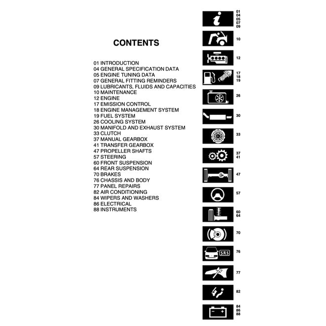 LAND ROVER DEFENDER TD5 (1998-2006) SERVICE WORKSHOP MANUAL - Image 3