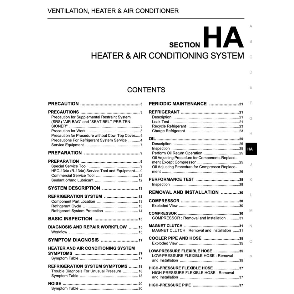 NISSAN SENTRA / SYLPHY B17 (2012-2016) SERVICE WORKSHOP MANUAL - Image 10
