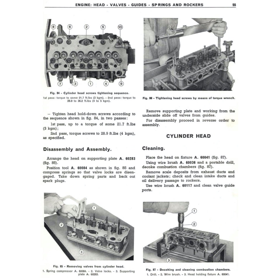 FIAT 850 100 B/C/G (1964-1973) SERVICE WORKSHOP MANUAL + OWNER'S MANUAL - Image 5