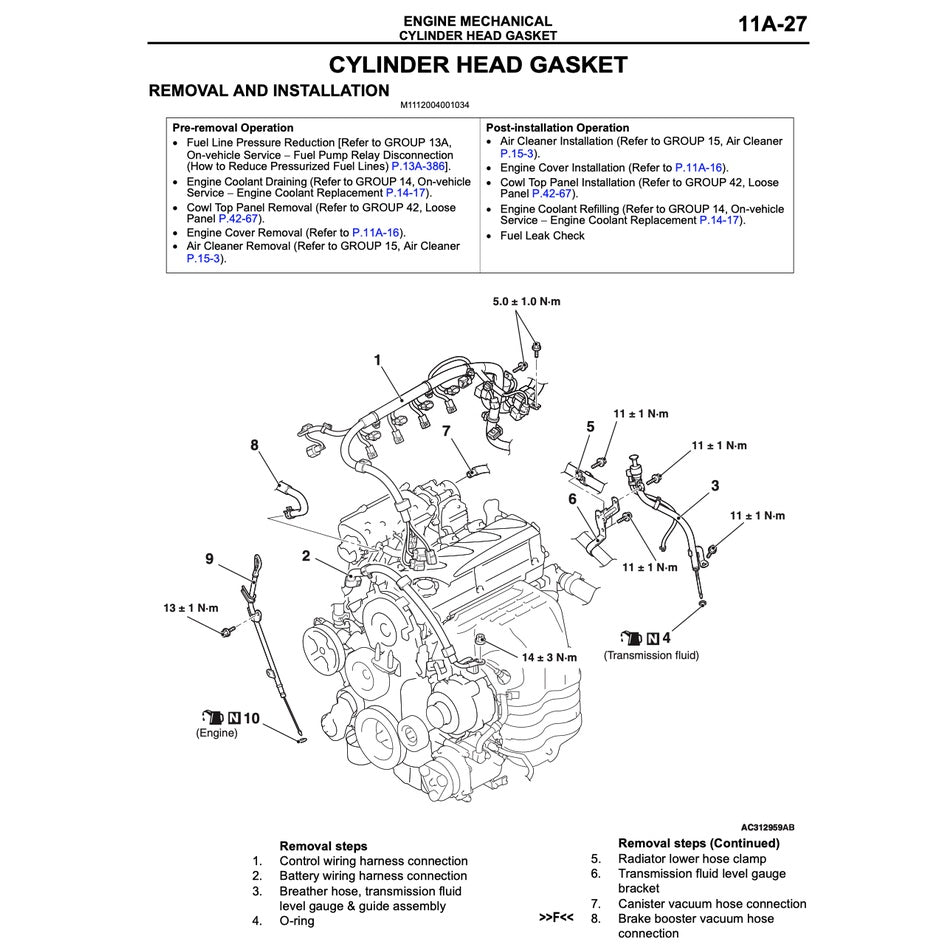 MITSUBISHI GRANDIS (2003-2011) SERVICE WORKSHOP MANUAL - Image 4