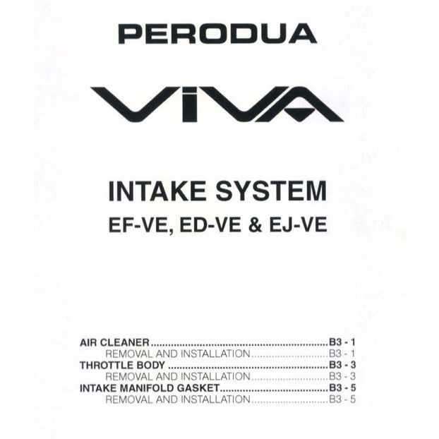 PERODUA VIVA (2007-2014) SERVICE WORKSHOP MANUAL - Image 6