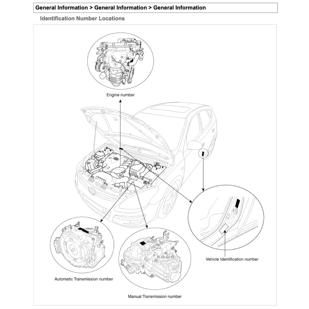 HYUNDAI i30 FD (2007-2012) SERVICE WORKSHOP MANUAL - Image 3