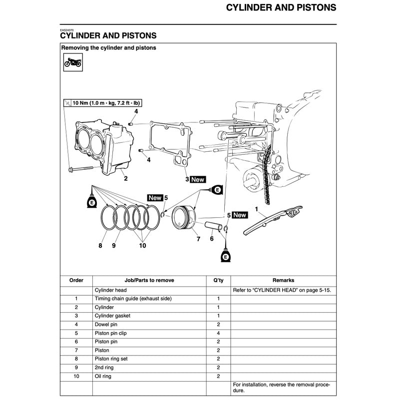 T-MAX YAMAHA TMAX XP500 (2008-2011) SERVICE WORKSHOP MANUAL + OWNER'S MANUAL - Image 5