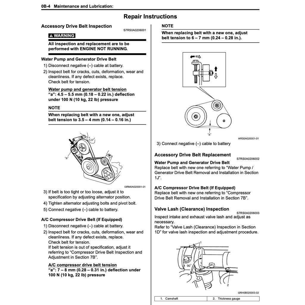 SUZUKI SWIFT ZA ZC ZD (2004-2010) SERVICE WORKSHOP MANUAL - Image 6
