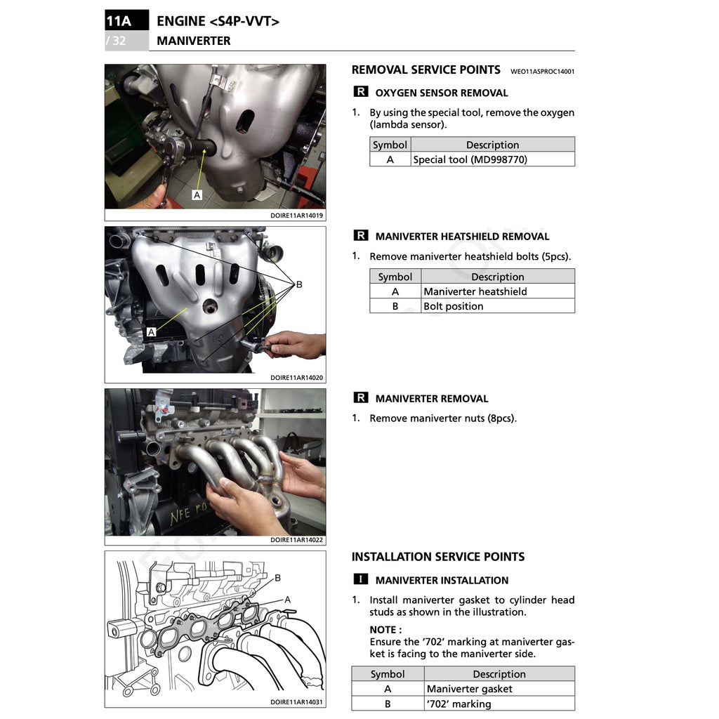 PROTON VVT (NFE) ENGINE 1.3L-1.6L SERVICE WORKSHOP MANUAL + ENGINE SYSTEMS WIRING DIAGRAM / IRIZ / PERSONA / SAGA - Image 8
