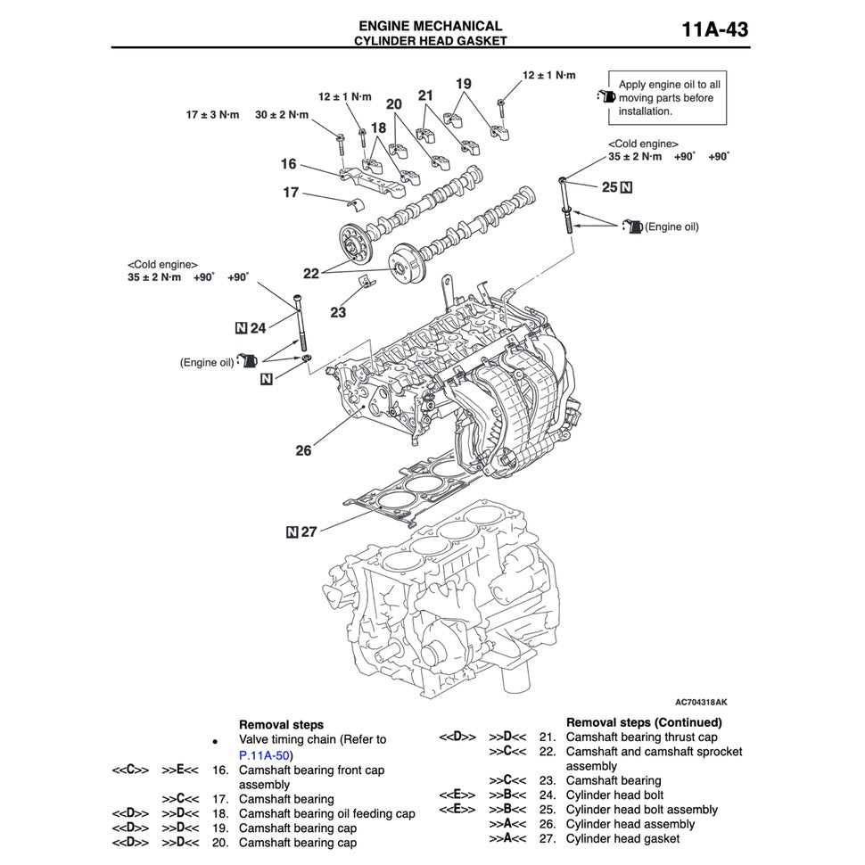 MITSUBISHI OUTLANDER III GF (2013-2018) SERVICE WORKSHOP MANUAL - Image 4