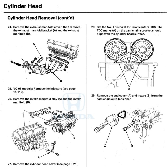HONDA S2000 AP1/AP2 (1999-2008) SERVICE WORKSHOP MANUAL - Image 6