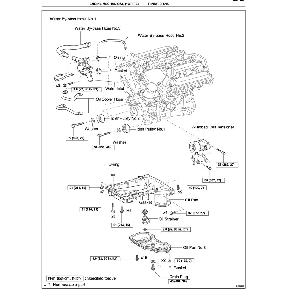 TOYOTA ENGINE 1GR-FE (VVT-I) SERVICE REPAIR WORKSHOP MANUAL - Image 7