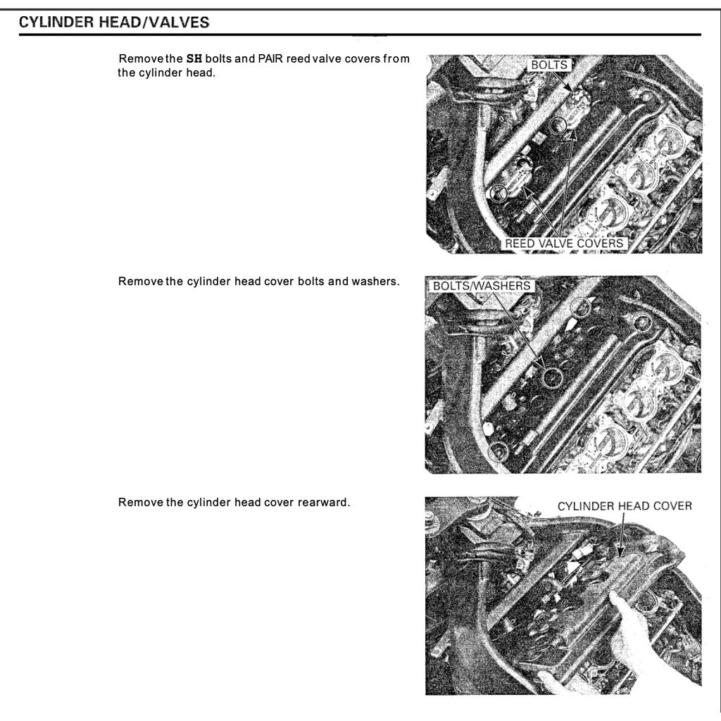 HONDA CBR954RR FIREBLADE (2002-2003) SERVICE REPAIR MANUAL + PARTS CATALOGUE + OWNER'S MANUAL - Image 9