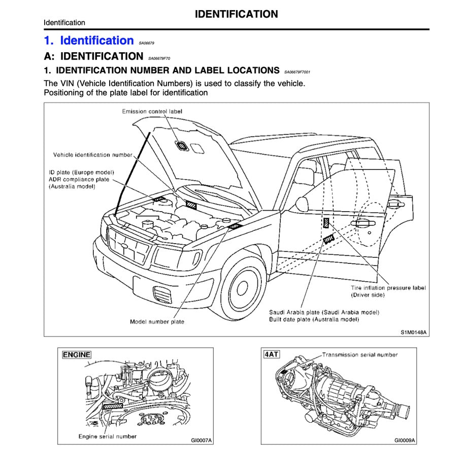 SUBARU FORESTER SF (1997-2001) SERVICE WORKSHOP MANUAL - Image 7