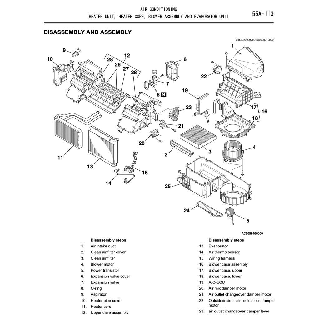 MITSUBISHI OUTLANDER II CW (2006-2012) SERVICE WORKSHOP MANUAL - Image 9
